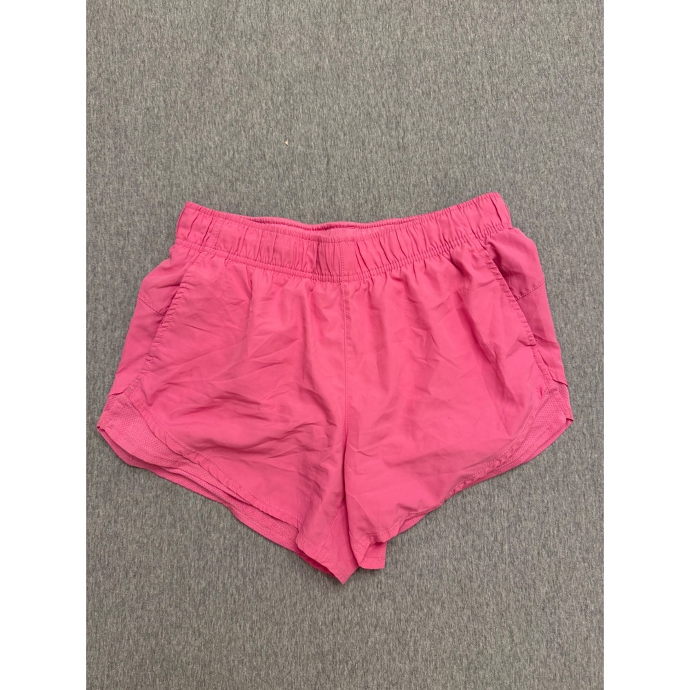 Athletic Works Pink Running Shorts Womens Small 4-6 Mesh Trim Pockets AW56127